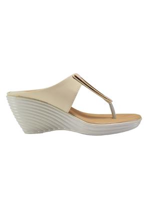 khadim's cleo ivory white wedge heel - 13357326 - Standard Image - 2