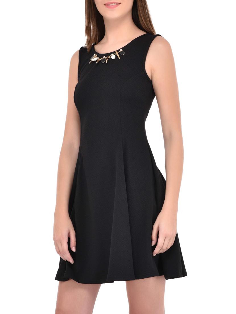 embellished a-line dress - 13358028 - Zoom Image - 2