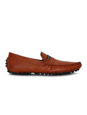 tan leatherette slip on loafer - 13359928 - Standard Image - 2