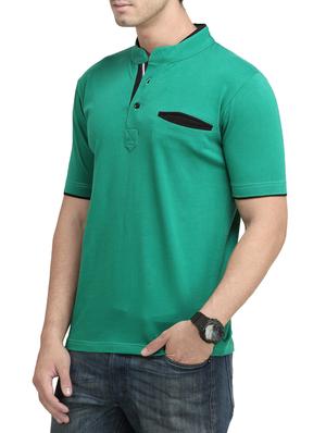 green cotton pocket tees tshirt - 13368703 - Standard Image - 2