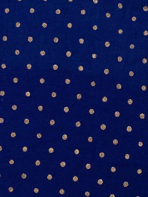 blue cotton straight kurta - 13371905 - Standard Image - 5