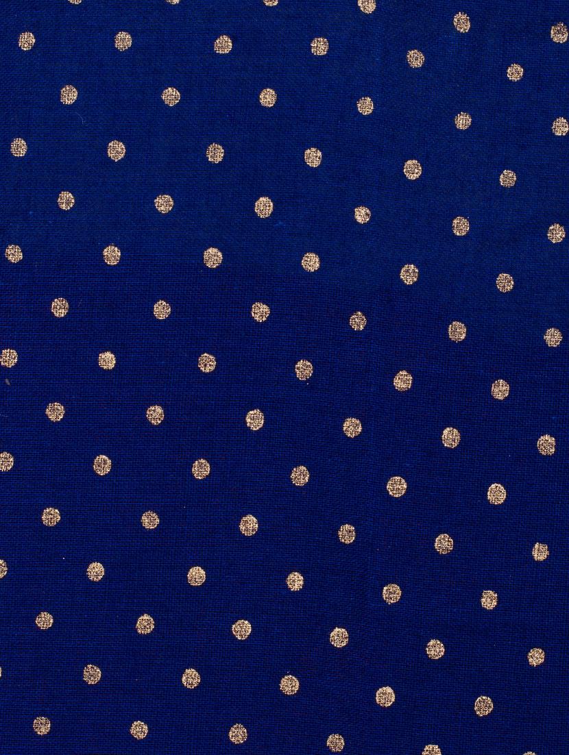 blue cotton straight kurta - 13371905 - Zoom Image - 5