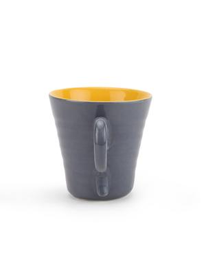 grey & yellow set of 2 ceramic mug - 13375103 - Standard Image - 5