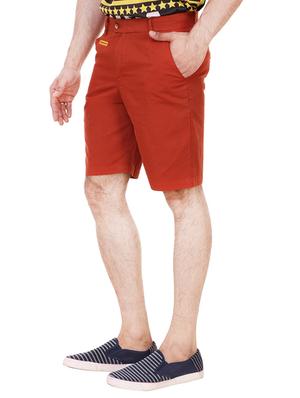 red cotton shorts - 13376066 - Standard Image - 2