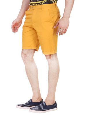 yellow cotton shorts - 13376067 - Standard Image - 2