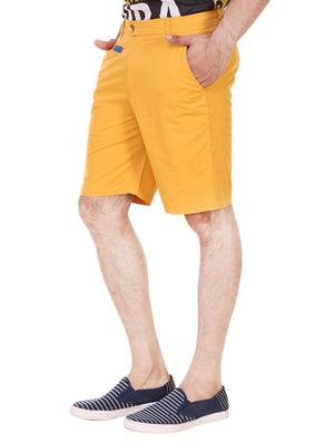 yellow cotton shorts - 13376068 - Standard Image - 2