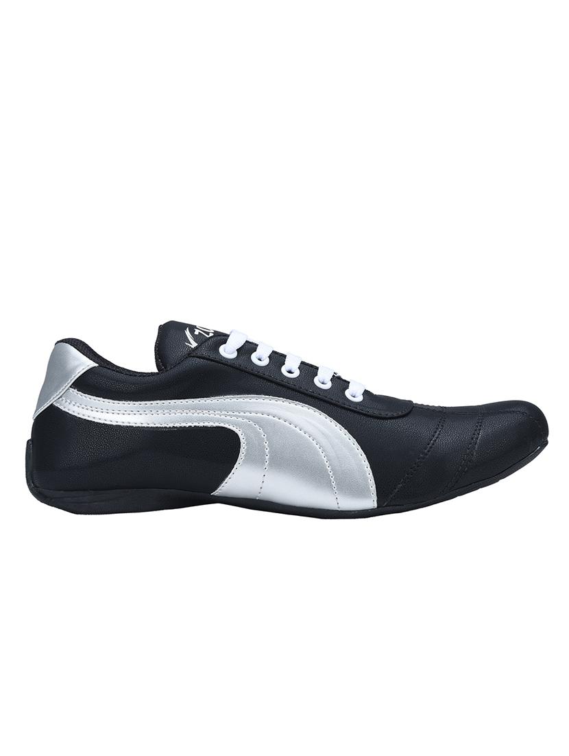 black leatherette lace up shoe - 13377324 - Zoom Image - 2