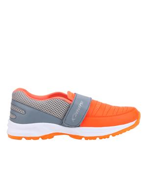 orange, grey slip on sport shoe - 13377346 - Standard Image - 2