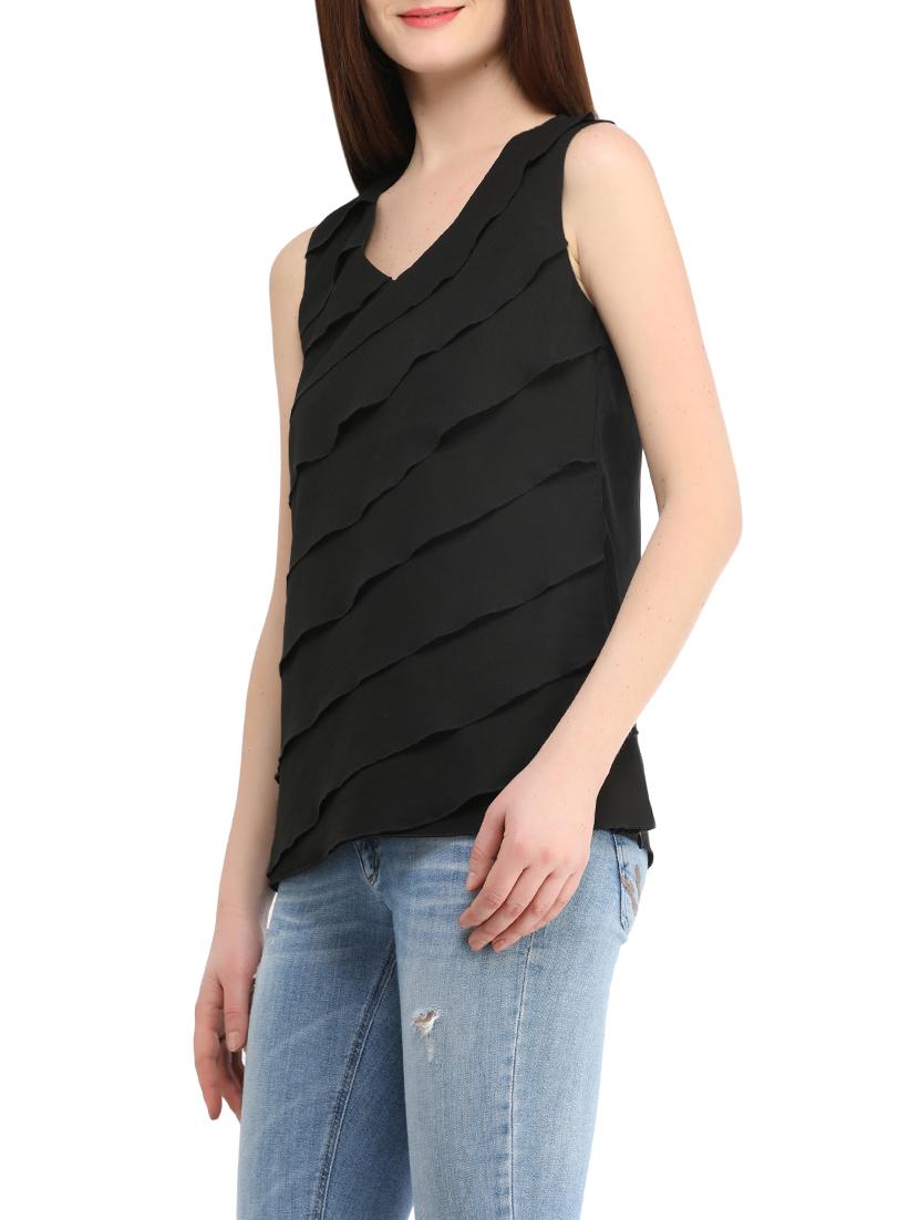 black layered top - 13386411 - Zoom Image - 2