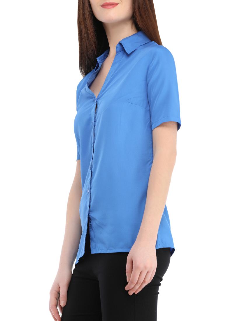 blue regular shirt - 13386423 - Zoom Image - 2