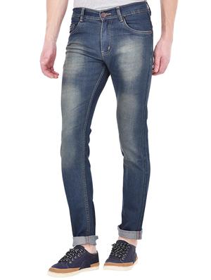 blue denim heavy washed jeans - 13386438 - Standard Image - 2