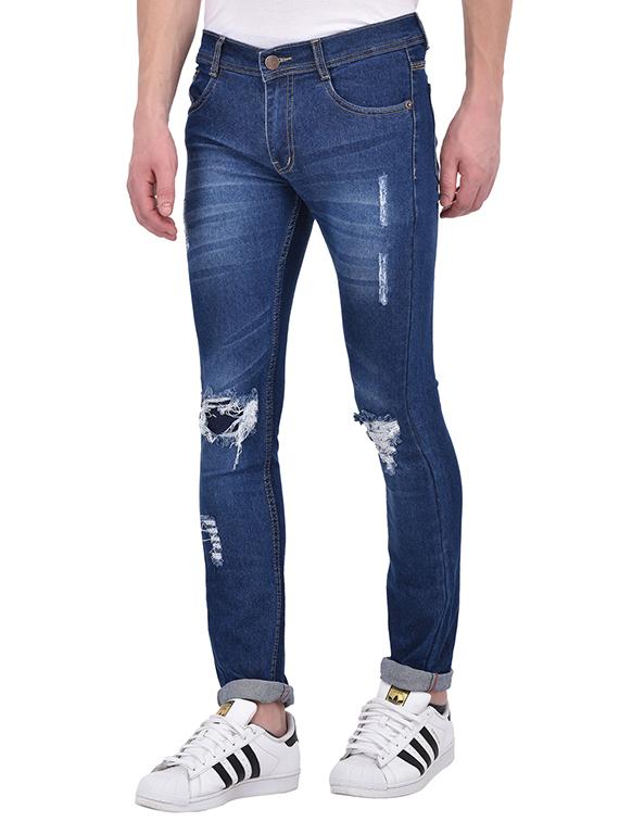 blue denim ripped jeans - 13386439 - Zoom Image - 2