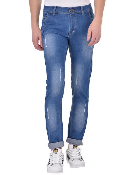 blue denim ripped jeans - 13386443 - Standard Image - 1