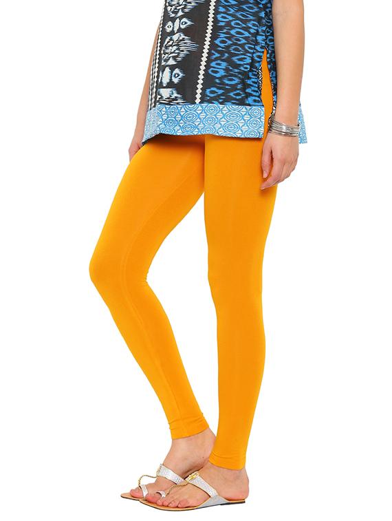 solid yellow viscose legging - 13389758 - Zoom Image - 2