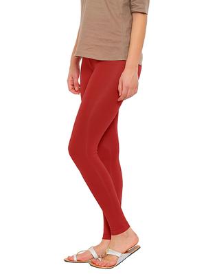 solid rusty red cotton legging - 13389767 - Standard Image - 2