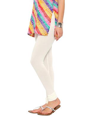 solid white viscose legging - 13389778 - Standard Image - 2