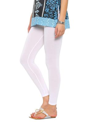 solid white viscose legging - 13389870 - Standard Image - 2