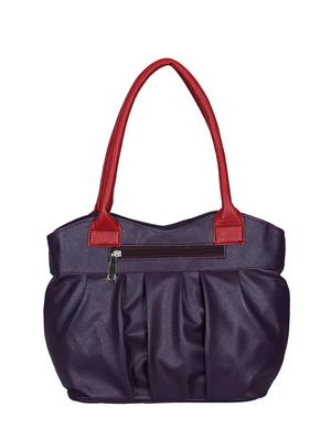 purple leatherette handbag - 13394271 - Standard Image - 2