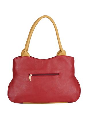maroon leatherette handbag - 13394289 - Standard Image - 2