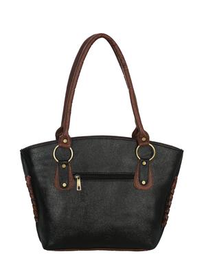 black leatherette handbag - 13394302 - Standard Image - 2