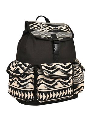 black canvas regular backpack - 13395291 - Standard Image - 5