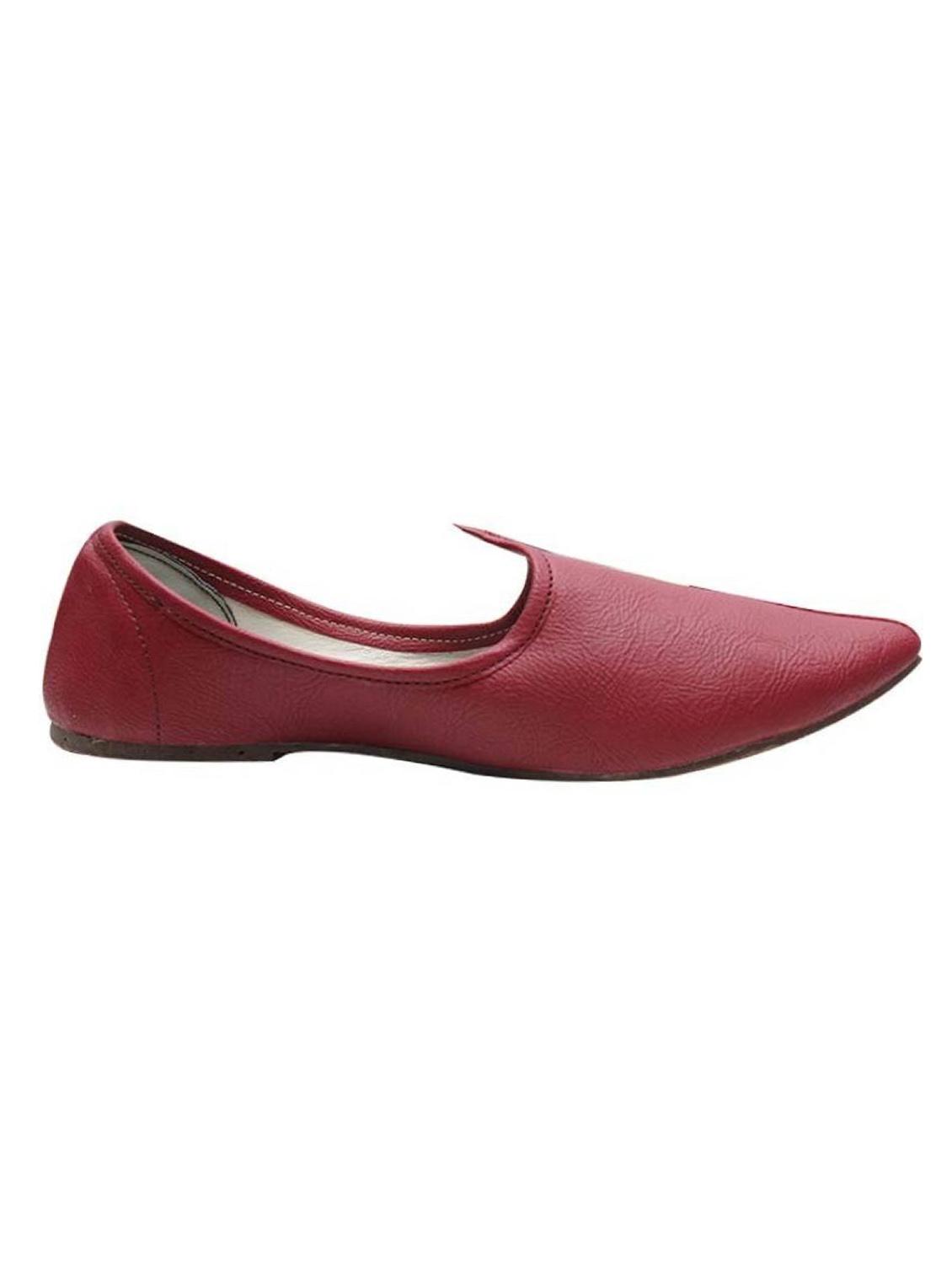 maroon leatherette slip on juti - 13397428 - Zoom Image - 2