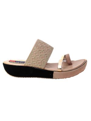 beige one toe wedge - 13410881 - Standard Image - 2