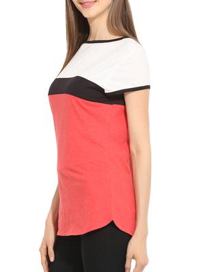 red crepe regular top - 13411339 - Standard Image - 2