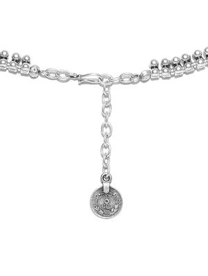 oxidised silver plated classic necklace - 13411546 - Standard Image - 2