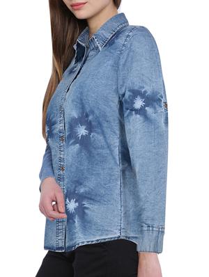blue denim shirt - 13415982 - Standard Image - 2