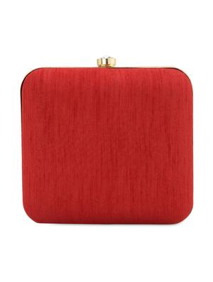 red embellished box clutch - 13422664 - Standard Image - 2