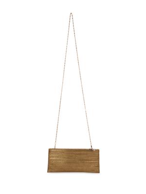 antique gold textured shimmer clutch - 13422668 - Standard Image - 2