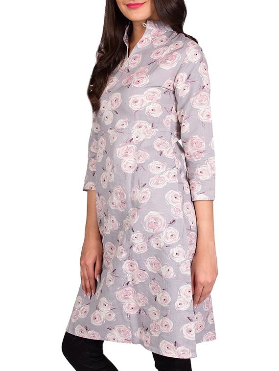 multi linen regular tunic - 13429384 - Zoom Image - 2