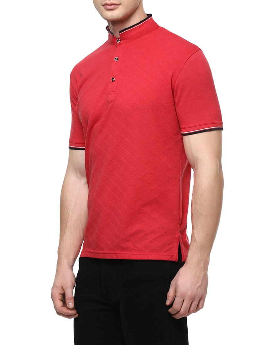 red cotton tshirt - 13432459 - Zoom Image - 2