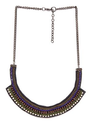 black metal short necklace - 13432592 - Standard Image - 2