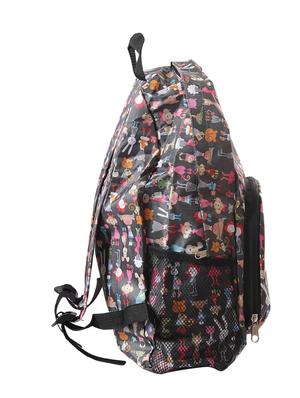 black polyester backpack - 13443449 - Standard Image - 5