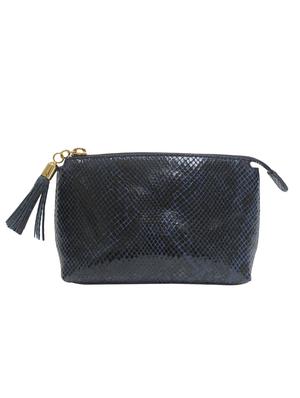 blue leather pouch - 13446794 - Standard Image - 2