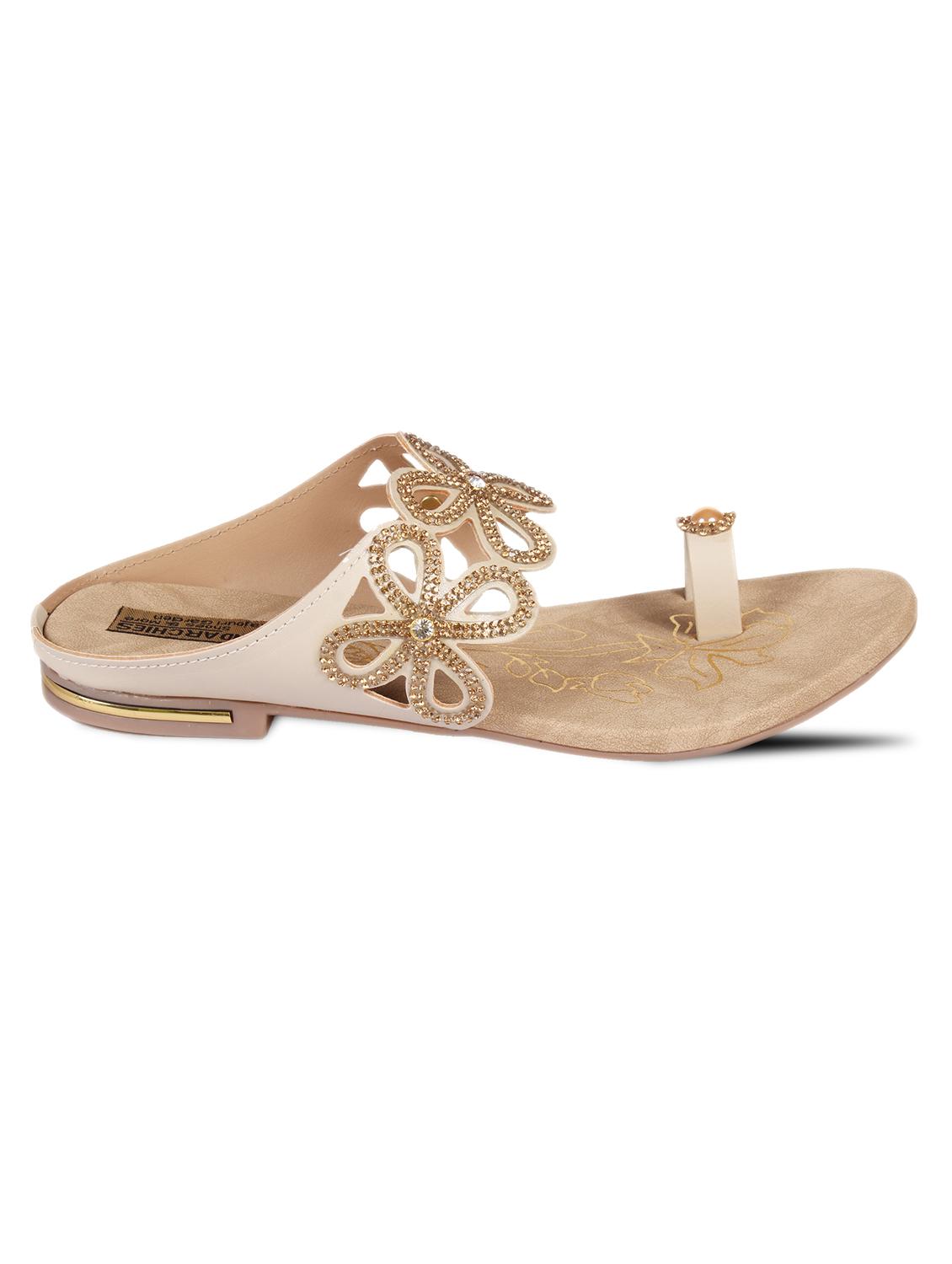 beige one toe sandal - 13448362 - Zoom Image - 2