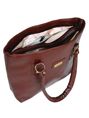 brown leatherette handbag - 13449864 - Standard Image - 5