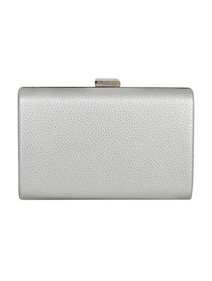 silver metal clutch - 13454995 - Standard Image - 2