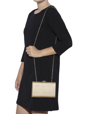 gold metal clutch - 13454996 - Standard Image - 5