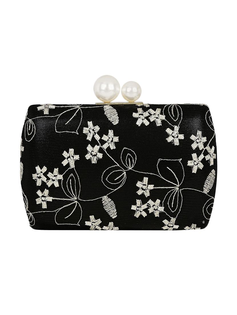 black metal clutch - 13454999 - Zoom Image - 2