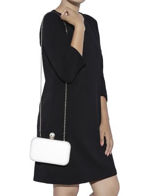 white metal clutch - 13455001 - Standard Image - 5