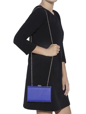 blue metal clutch - 13455013 - Standard Image - 5