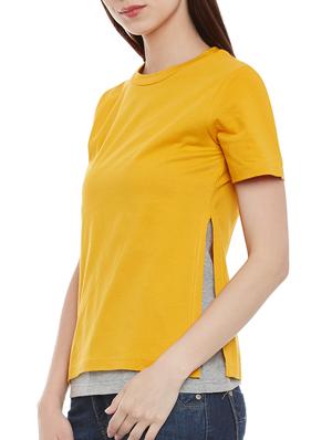 yellow cotton top - 13460147 - Standard Image - 2