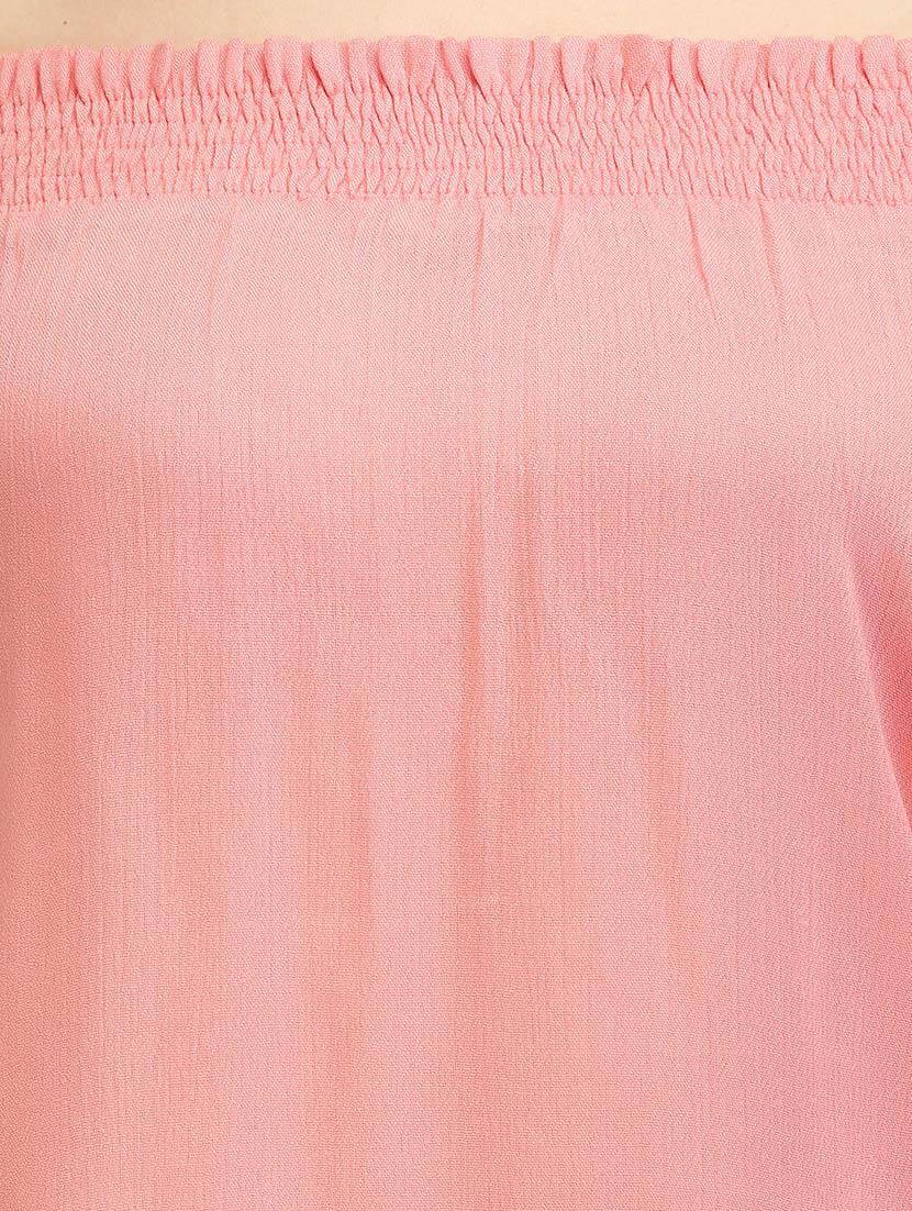 off shoulder bell sleeved top - 13464054 - Zoom Image - 5