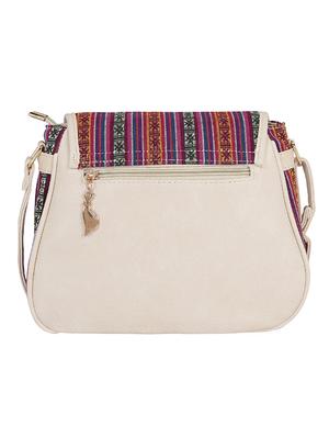beige leatherette sling bag - 13464698 - Standard Image - 2