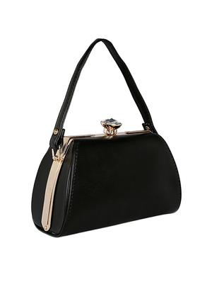 black leatherette handbag - 13465892 - Standard Image - 2