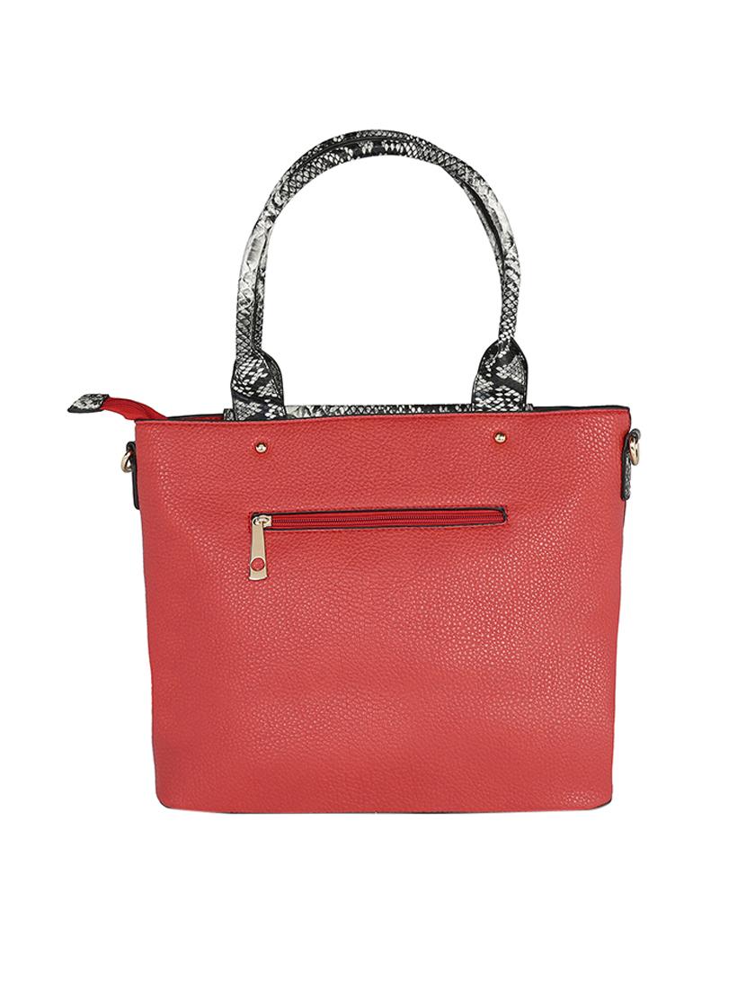 red leatherette handbag - 13466003 - Zoom Image - 2