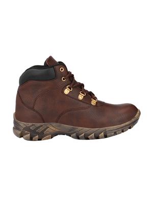 brown leatherette High ankle boot - 13470148 - Standard Image - 2